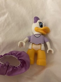 LEGO Duplo Disney Daisy Duck Dress Figure from Set 10844 Figure only VERY NICE