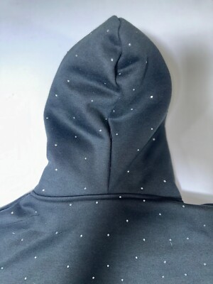 High Off Life Allover Rhinestone Hoodie
