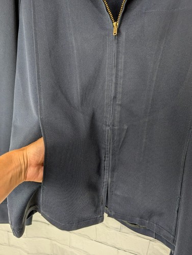 Chaqueta de Trabajo Riverside Para Hombre Vintage Azul Marino 100% Poliéster Talla 44 Larga - Imagen 6 de 18