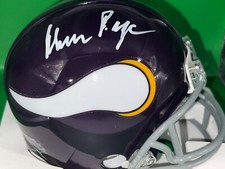 ALAN PAGE  MINNESOTA VIKINGS   SIGNED RIDDELL MINI HELMET