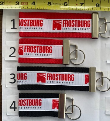 Frostburg State Keychain Fob Gift for Grad Him Her Mom Dad Nana College Bling