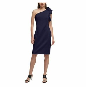 dkny navy blue dress