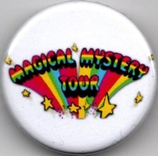 THE BEATLES Pin Button Badge 25mm - MAGICAL MYSTERY TOUR JOHN PAUL GEORGE RINGO 
