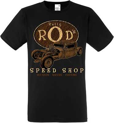 Hot Rod US Langenhagen '50 Style Emotiv Patty Auction` Black T-Shirt S