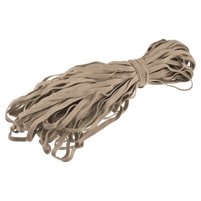 Flat Elastic Cord for Sewing 1/4 inch 6mm 33 Yards Knit Heavy Stretch Strap C...