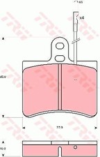 Plaquette de frein Citroen AMI