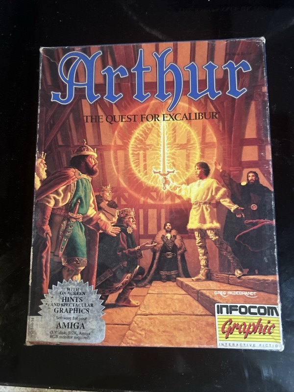 Arthur The Quest For Excalibur CIB (Amiga)