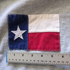 American Clothing Co Limited Edition Texas Flag Patch Shirt XL Made in USA
