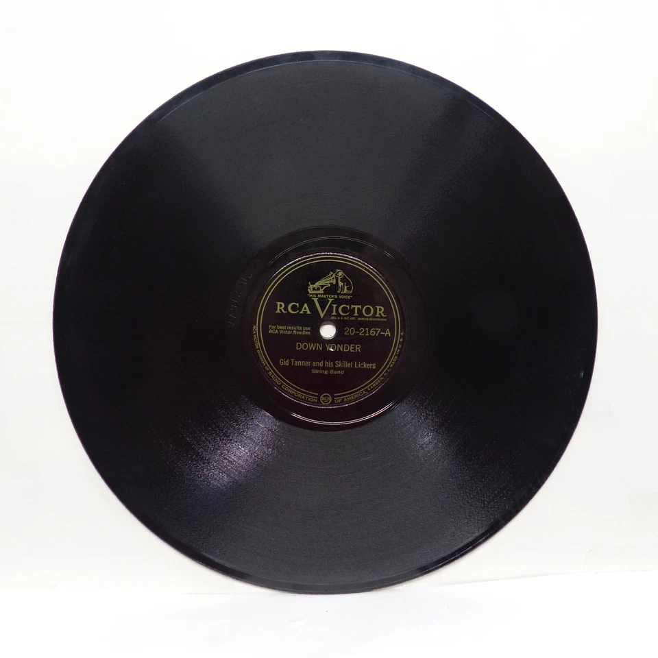 78 RPM RCA Victor 20-2167 Gid Tanner & His Skillet Lickers Down Yonder/Back Up - Image 2 of 4