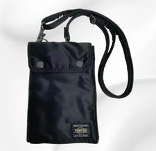 PORTER YOSHIDA TANKER Travel Bag Sacoche Travel Case Pouch Black Japan Authentic