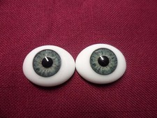 22 MM CC04 Green Grey Glass Pabol Doll EyesFAST SHIPPING TO USA