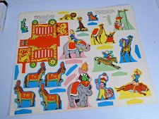 Vintage The Peter Wheat Circus Press Out Cardboard Toy 1951 W Original Envelope
