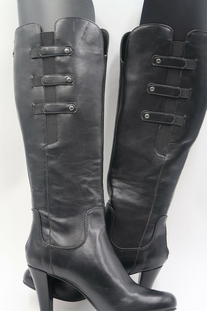 black knee high boots size 9