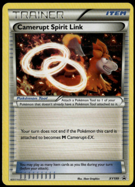 Pokemon - XY Promos - XY199 - Camerupt Spirit Link - Rare - NM/M