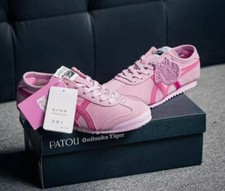 Unisex Patou x Onitsuka Tiger MEXICO 66 Pink non-slip low-top
