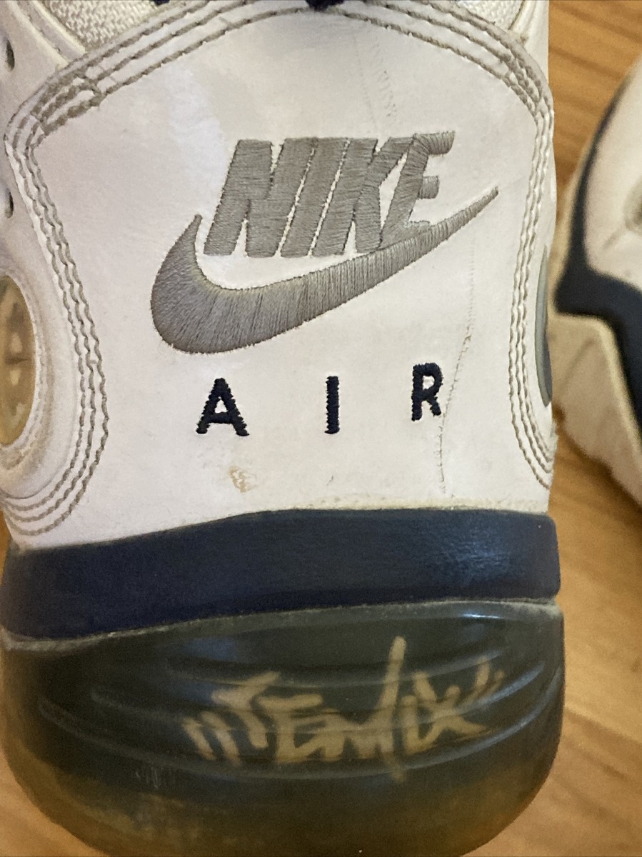 Size 13 - Nike Zoom Sharkley White Navy for sale online | eBay
