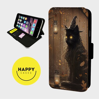 WITCH CASTING SPELLS ENERGY - Kunstleder Klapp Handy Hülle Cover - iPhone/Samsung