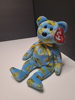 Ty Beanie Baby Ocker The Bear With Tag Retired DOB January 1st