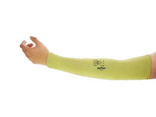 Ansell 70-128 Hyflex Yellow Cut Resistant Sleeve, 254mm/10''- 6 PAIRS