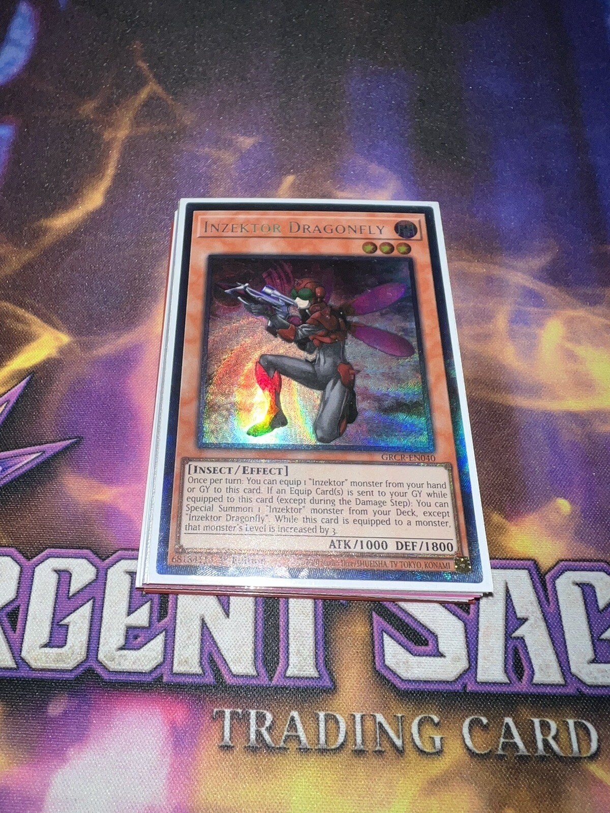 Yugioh Singles - Inzektor Dragonfly - Collector's Rare - GRCR-EN040 ...