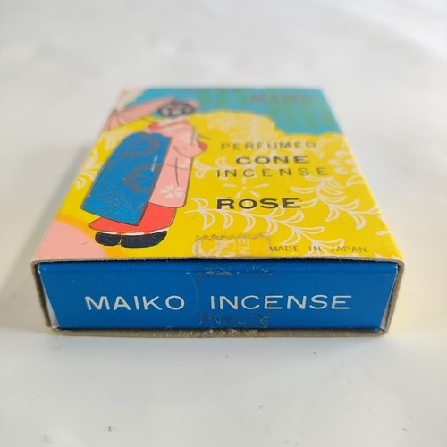 Incense Cones Scent Rose Burning Cone Incense Aroma Maiko Vtg Japan Retro Prop - Picture 5 of 6