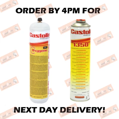 CASTOLIN EUTECTIC FLEX/OXY TURBO/WELDGAS OXYGEN REPLACEMENT GAS CYLINDER BOTTLE