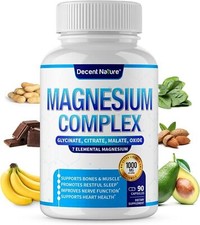 Magnesium Complex 7 Elemental Magnesium Supplement 1000mg – Magnesium 90 Capsule 1.86 per thousand milligrams