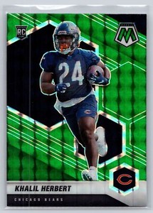 2021 Panini Mosaic #380 KHALIL HERBERT GREEN PRIZM