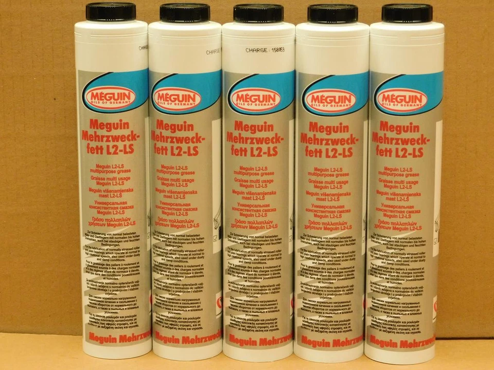 11,98€/kg Meguin Lithium Mehrzweckfett L2 - LS 5 x 400 g Lube Shuttle Kartusche