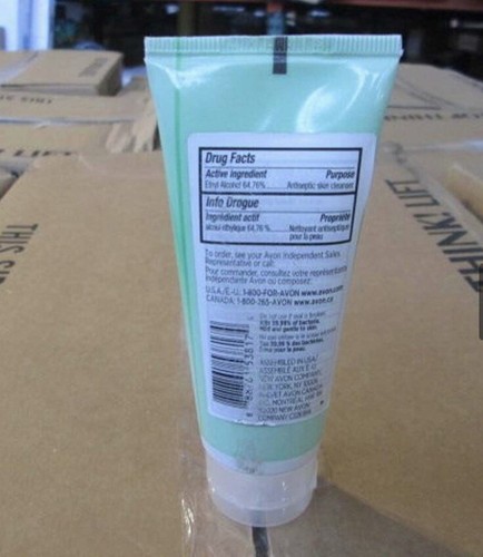 (50) Avon Senses Anti-Bacterial Hand Gel Cucumber and Melon. 2.5 fl. oz. bottle. - Picture 2 of 3