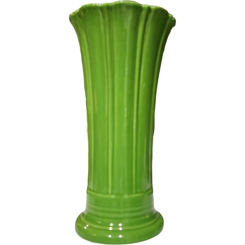 9" Homer Laughlin Fiesta Shamrock Green Flared Vase