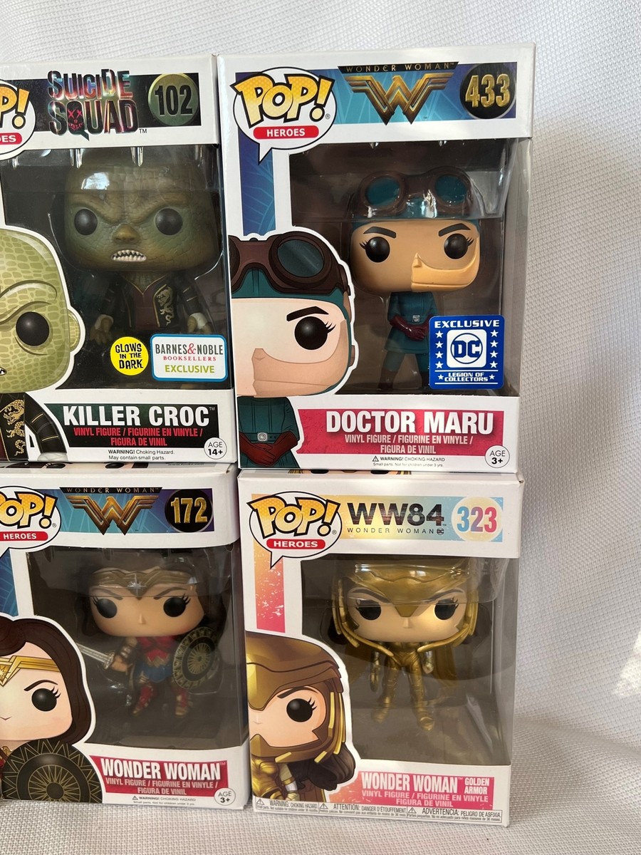FUNKO POP ワンダーウーマン ハーレイ・クイン カタナ ジョーカー Funko POP! DC Lot of 6 Wonder Woman 86 172 323 Joker 53