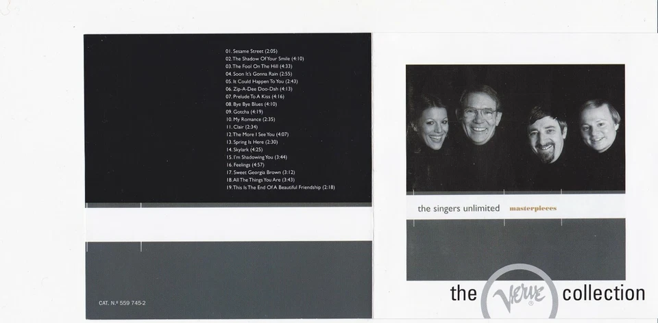 The Singers Unlimited - Masterpieces (CD) (Sehr rare "Verve"-Version) - Bild 3 von 3