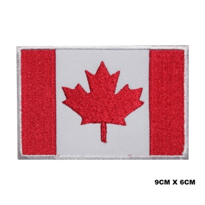 Kanada Länderflagge bestickt Aufnäher Bügelbild/Aufnähen Patch für Kleidung