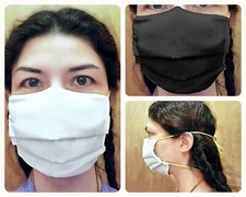4 Layer Reusable Washable Face Mask Hospital Grade 100% Cotton made in USA