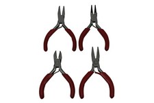 Zangen-Set 4tlg. Mini - Flachzange, Spitzzange, Rundzange, Seitenschneider