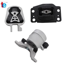 For 13-18 Ford Fusion 2.0L Turbo Engine AT Auto Transmission 3pc Motor Mount Set