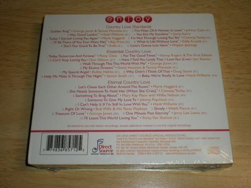 Enjoy The Greatest Country Love Songs Of All Time 3 Music CD Set New Sealed - Picture 2 of 3