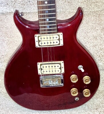 1978/79 Washburn Wing Series Transparent Red Raven Electric