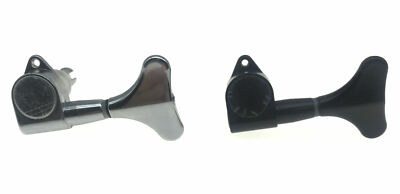 KAISH 4 Left Handed Sealed Bass Tuners Tuning Keys 4 String Bass Machine Heads
