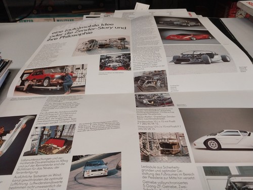 ZENDER SPORTWAGON Original Sales Brochure & Factory Photo - Picture 3 of 5