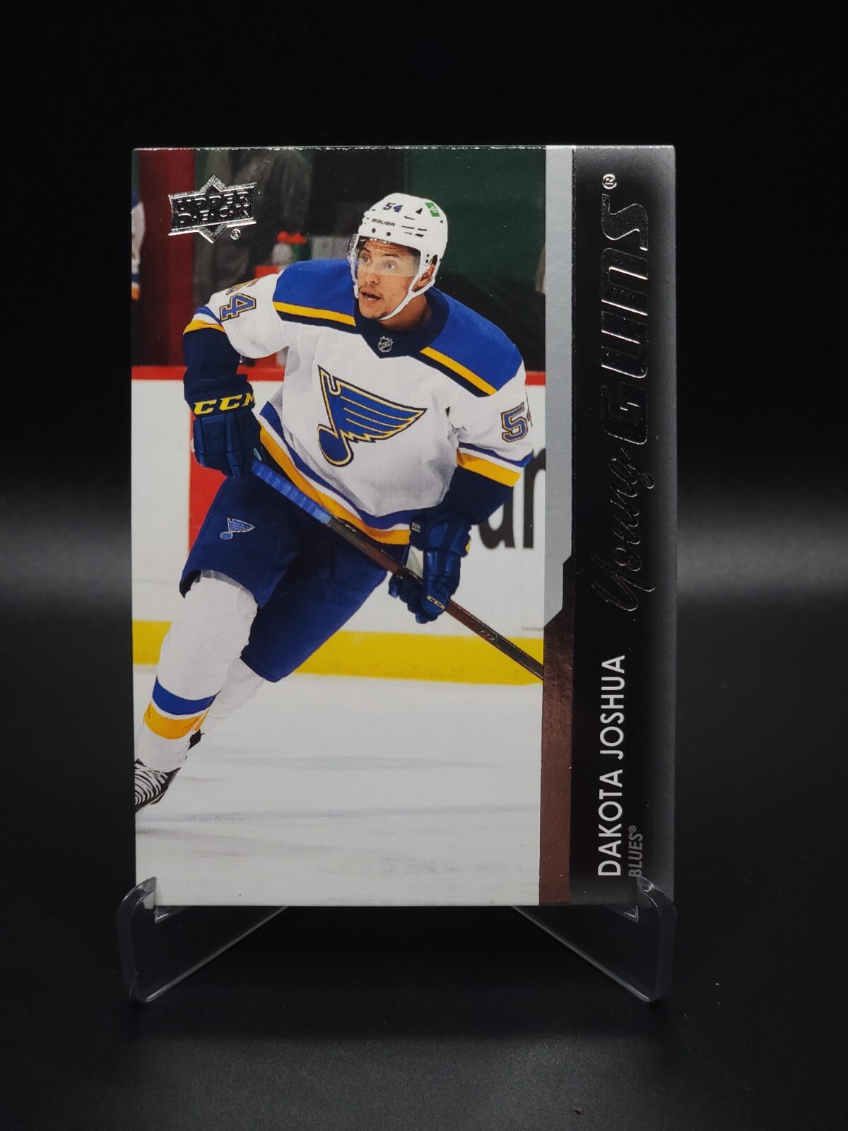 Dakota Joshua 2021-22 Upper Deck Series 1 Hockey Young Guns RC Blues #204