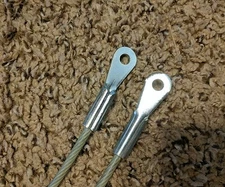 General Use Tail Gate Cable Cables Straps  Set of 2