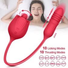 Rose Toy for Woman Vibrating - Rose Stimulator with 10 Modes, Personal Massager