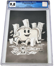 CGC 9.8 GARBAGE PAIL KIDS ORIGINS #3 BILL GALVAN B&W VIRGIN DYNAMITE 2022