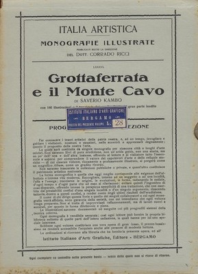 Saverio Kambo..GROTTAFERRATA UND DER KABELBERG: DIE RÖMISCHEN SCHLÖSSER
