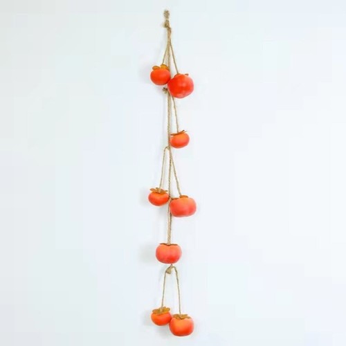 Wall Hanging Simulation Fruits Artificial Persimmon String Party Supplies - Picture 4 of 6