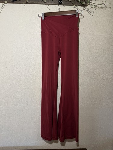Aerie Offline Flare Legging Maroon Size Medium