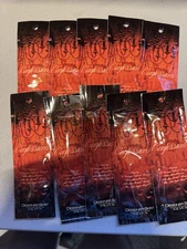 10 Packets Designer Skin Tanning Lotion Steamy Confessions 7X Warming Bronzer
