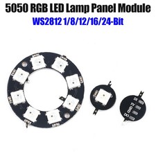 1/8/12/16/24Bit WS2812 5050 Integrated Driver RGB LED Controller Module